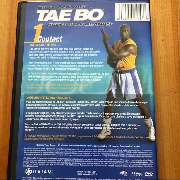 Billy Blanks Tae Bo 2 DVD Workout - Picture 2 of 3